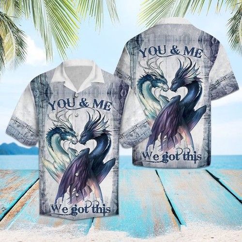 Dragon You And Me Summer Hawaii Shirt For Men Women Ha26299