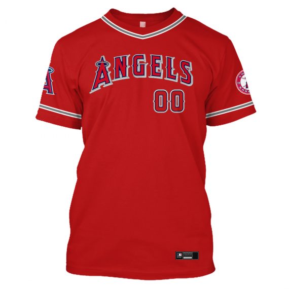 Gift Ideas Personalized Los Angeles Angels Branded Unisex 3D Tshirt Sweatshirt Hoodie Mh70