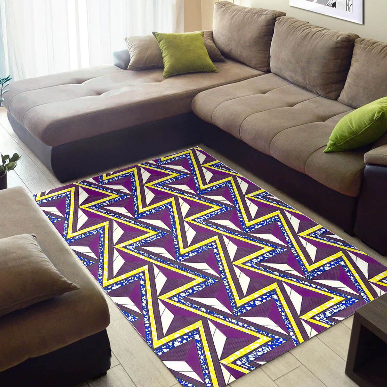 Trendy African Rug Cute Black History Month Afrocentric Pattern Art African Large Carpet African Living Room Decor BPS3155