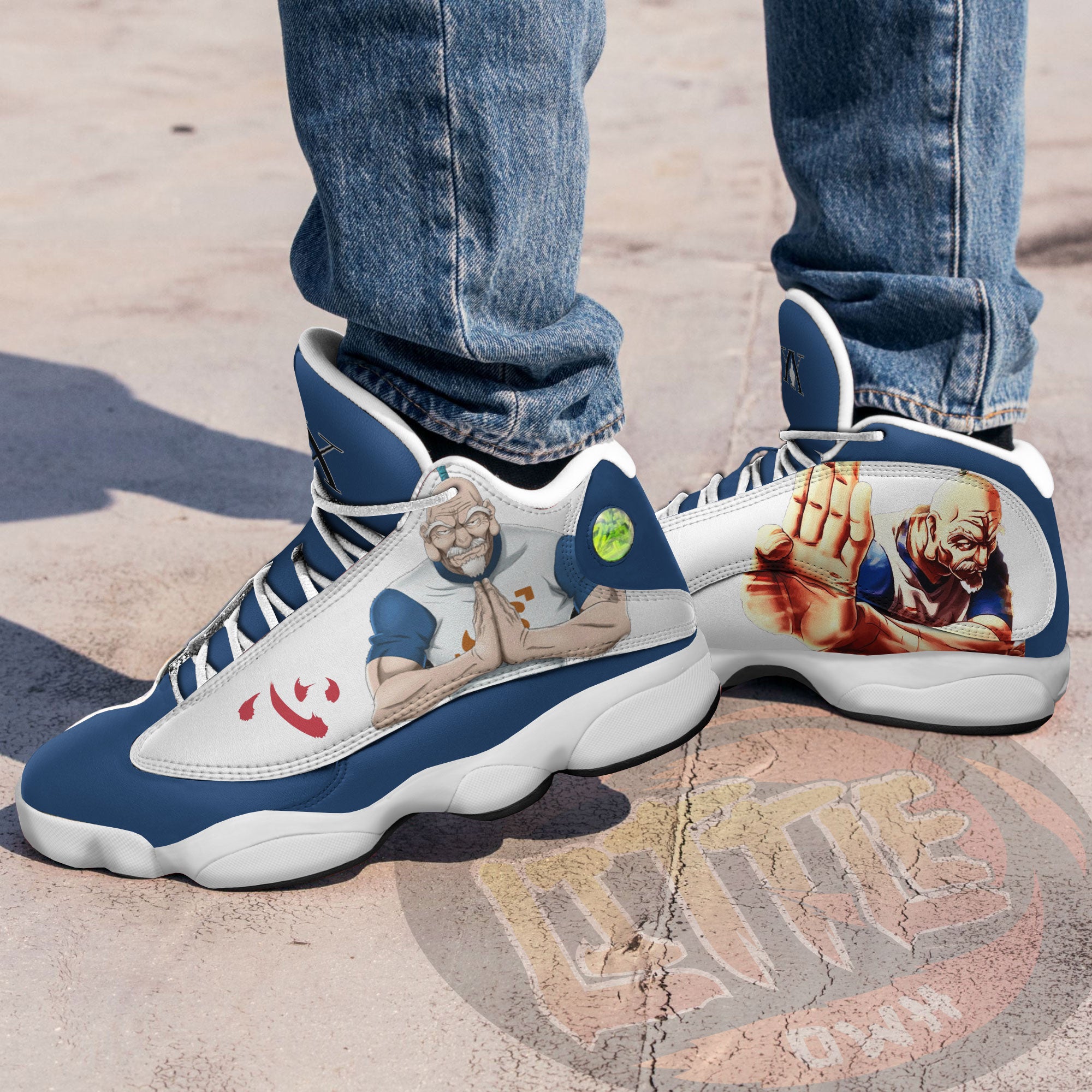 Isaac Netero Shoes Custom Hunter X Hunter Anime Jd13 Sneakers