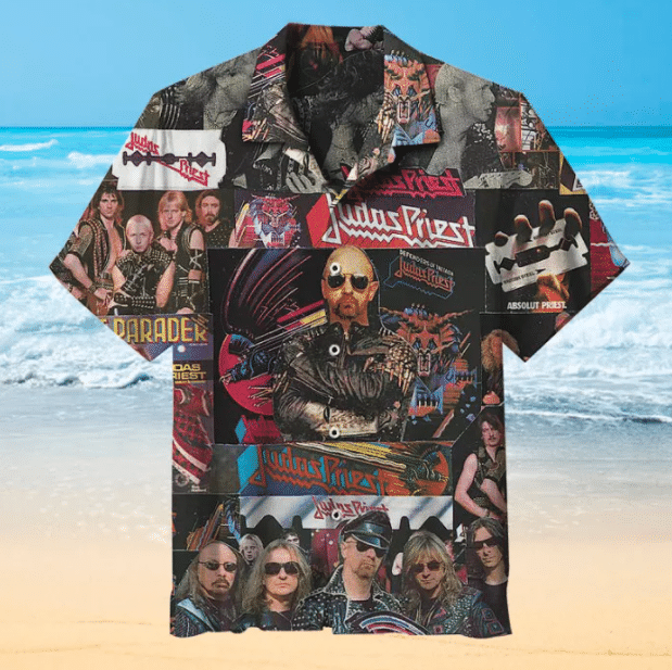 Judas Priest For Man And Woman Print Short Sleeve Hawaii Shirt Ha6158