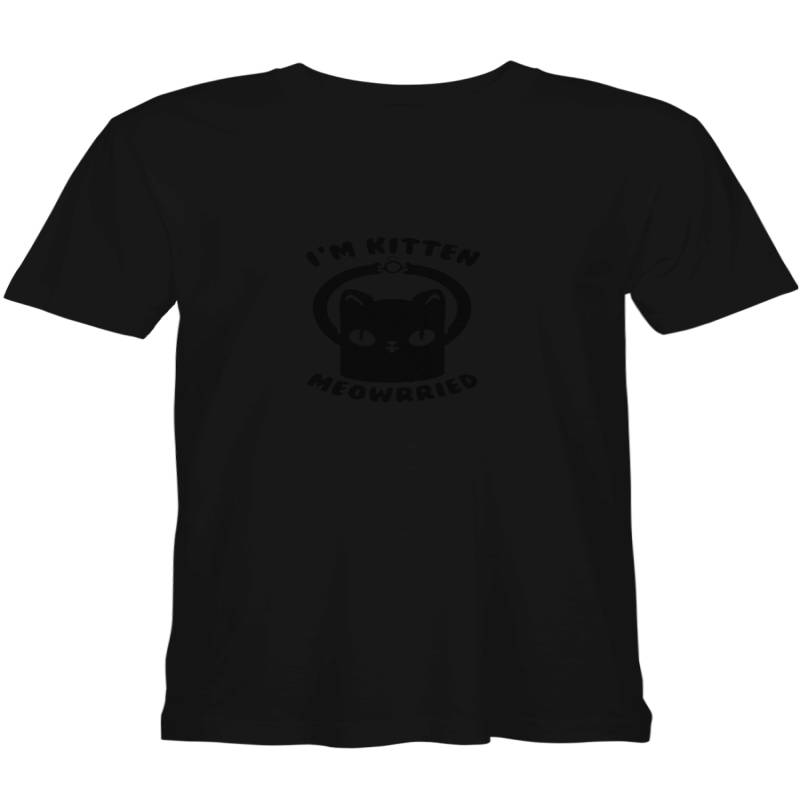 I_M KITTEN MEOWRRIED Wedding Cat T shirts for biker