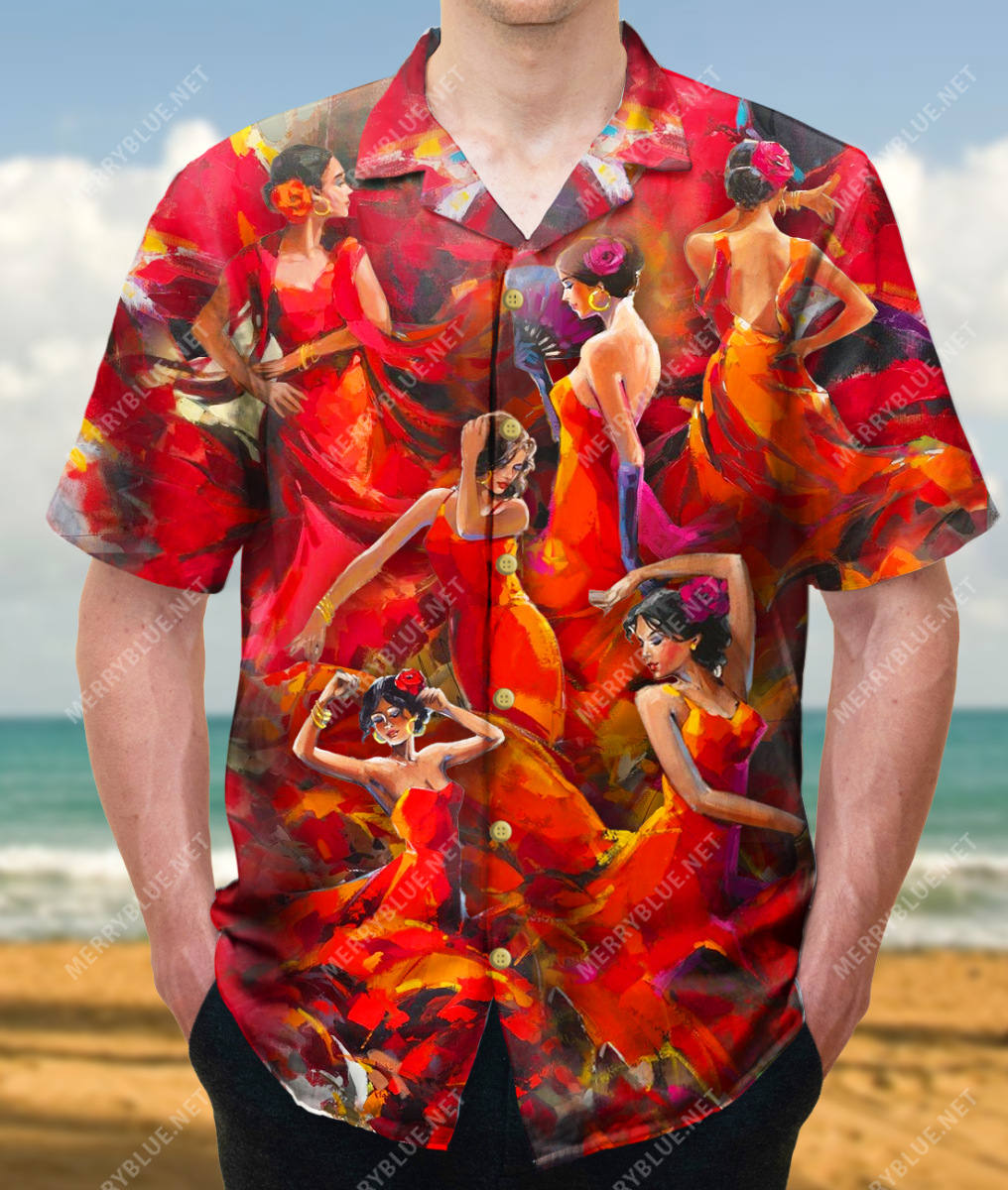 Flamenco Dancers Unisex Hawaii Shirt Ha63559