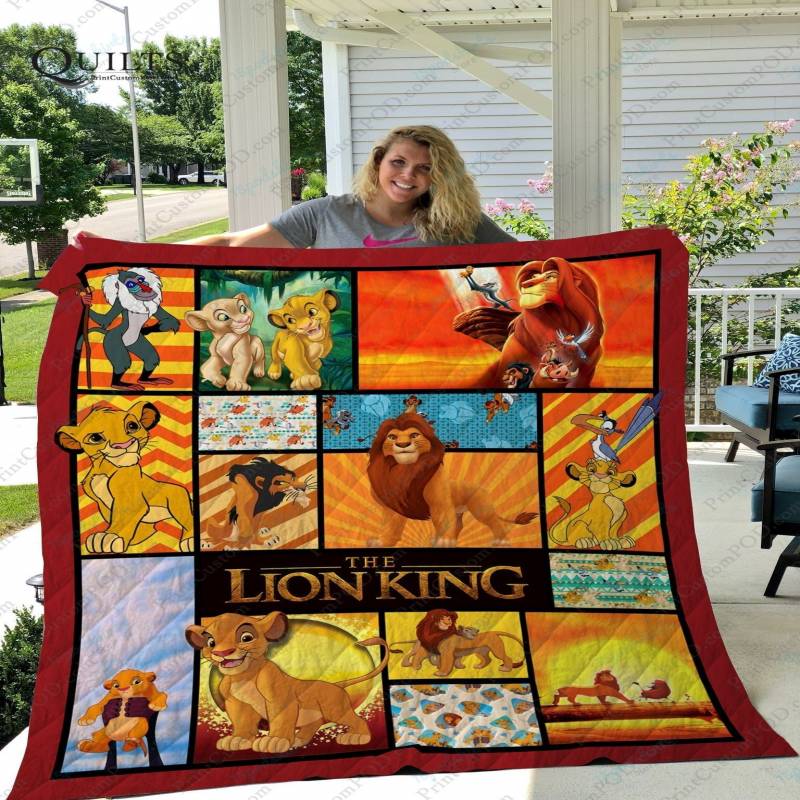 ADU Lion King 3D Quilt Blanket Ver 2