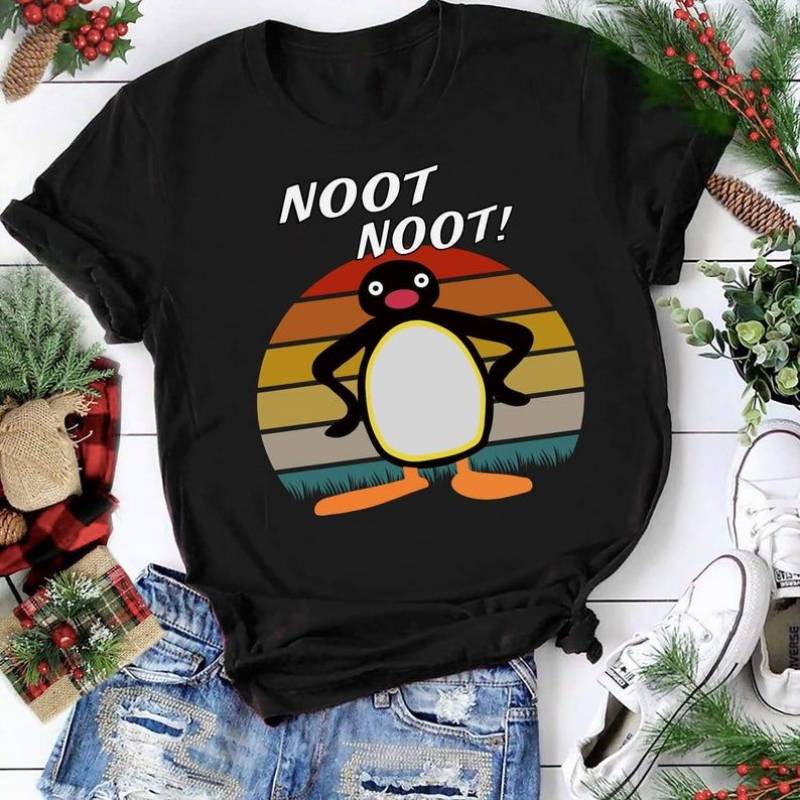 Pingu Noot Noot,Unisex T-Shirt,Noot Noot Pingu Shirt,Funny Meme Gift T-Shirt,penguin lovers,noot noot penguin Unisex t-shirt