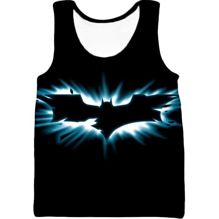 Amazing Batman Logo Graphic Promo Black  Tank Top