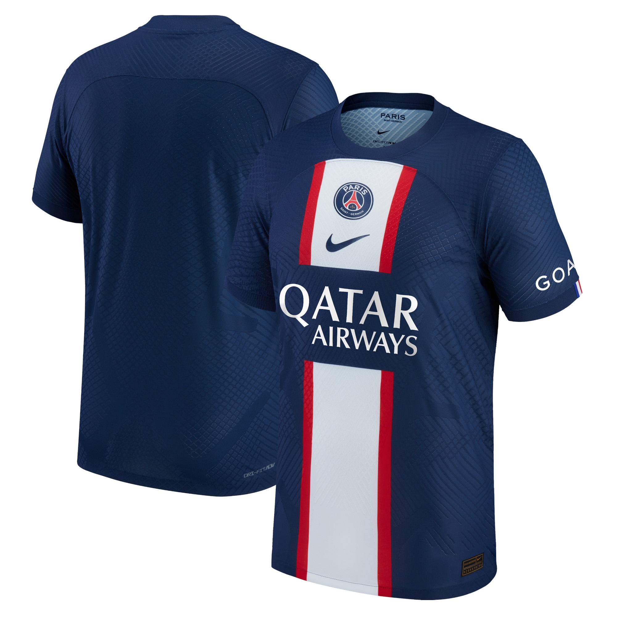 Paris Saint-Germain 2022/23 Home Authentic Blank Jersey – Blue