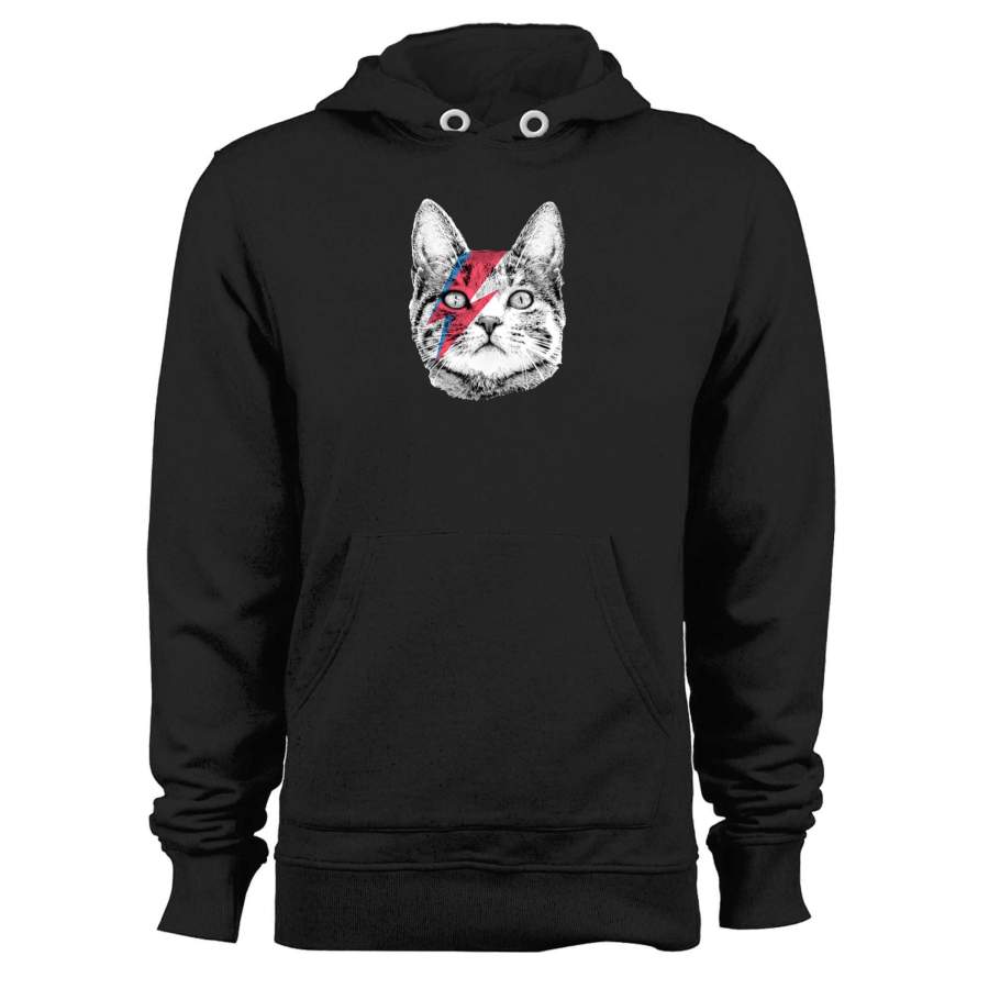 Ziggy Stardust Cat David Bowie FUnisex Hoodie