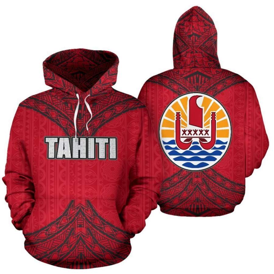 Tahiti Polynesian All Over Hoodie – New Style – BN09