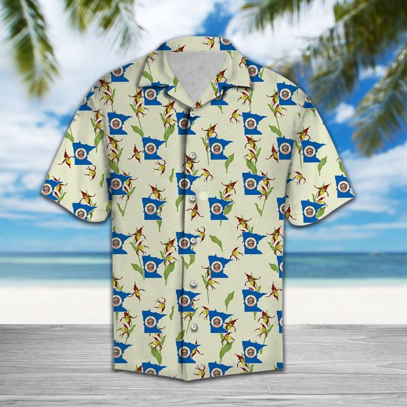 Minnesota Lady Slipper Hawaiian Shirt Ha59725