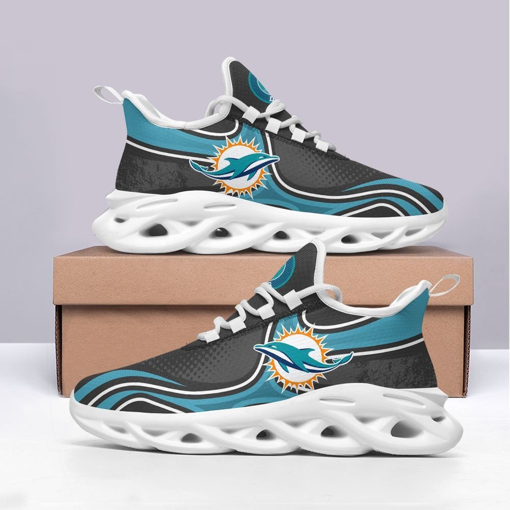 Miami Dolphins Yezy Running Sneakers Art 348