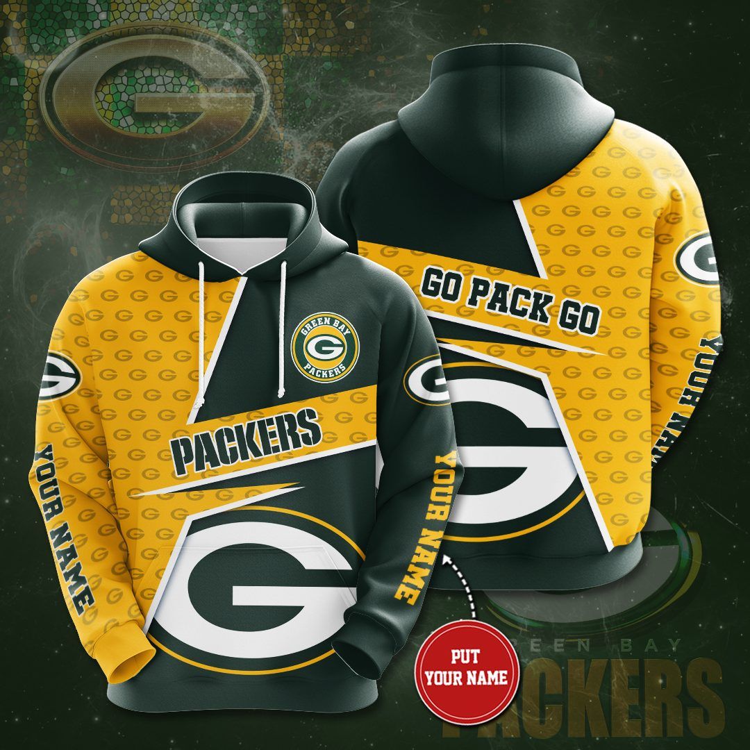 Personalized Green Bay Packers 3D Hoodie – V3