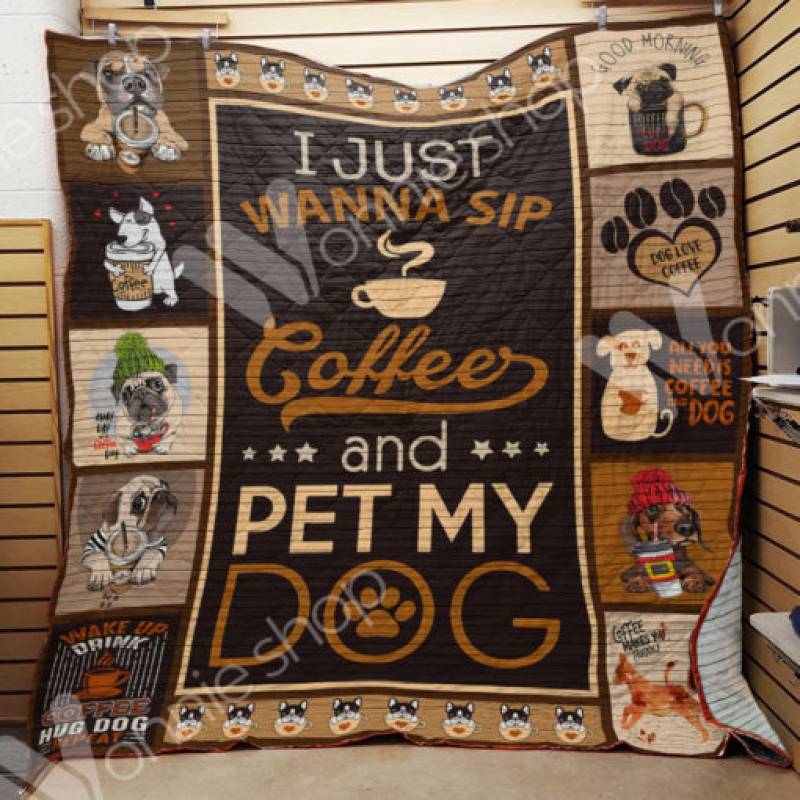 Coffee Dog Blanket AU1202 97O36