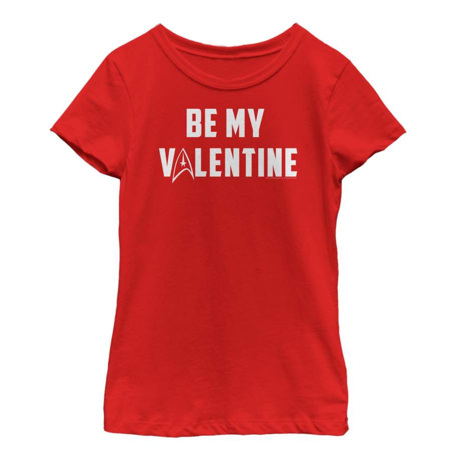 Star Trek Girl’s Be My Starfleet Valentine  T Shirt