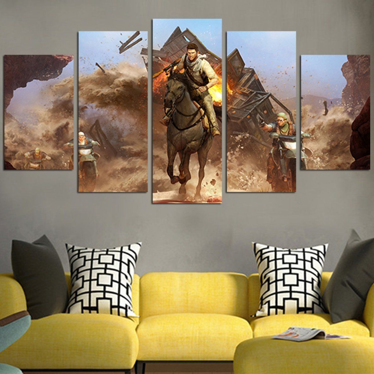 Uncharted 3 Drake’s Deception Wall Art Canvas