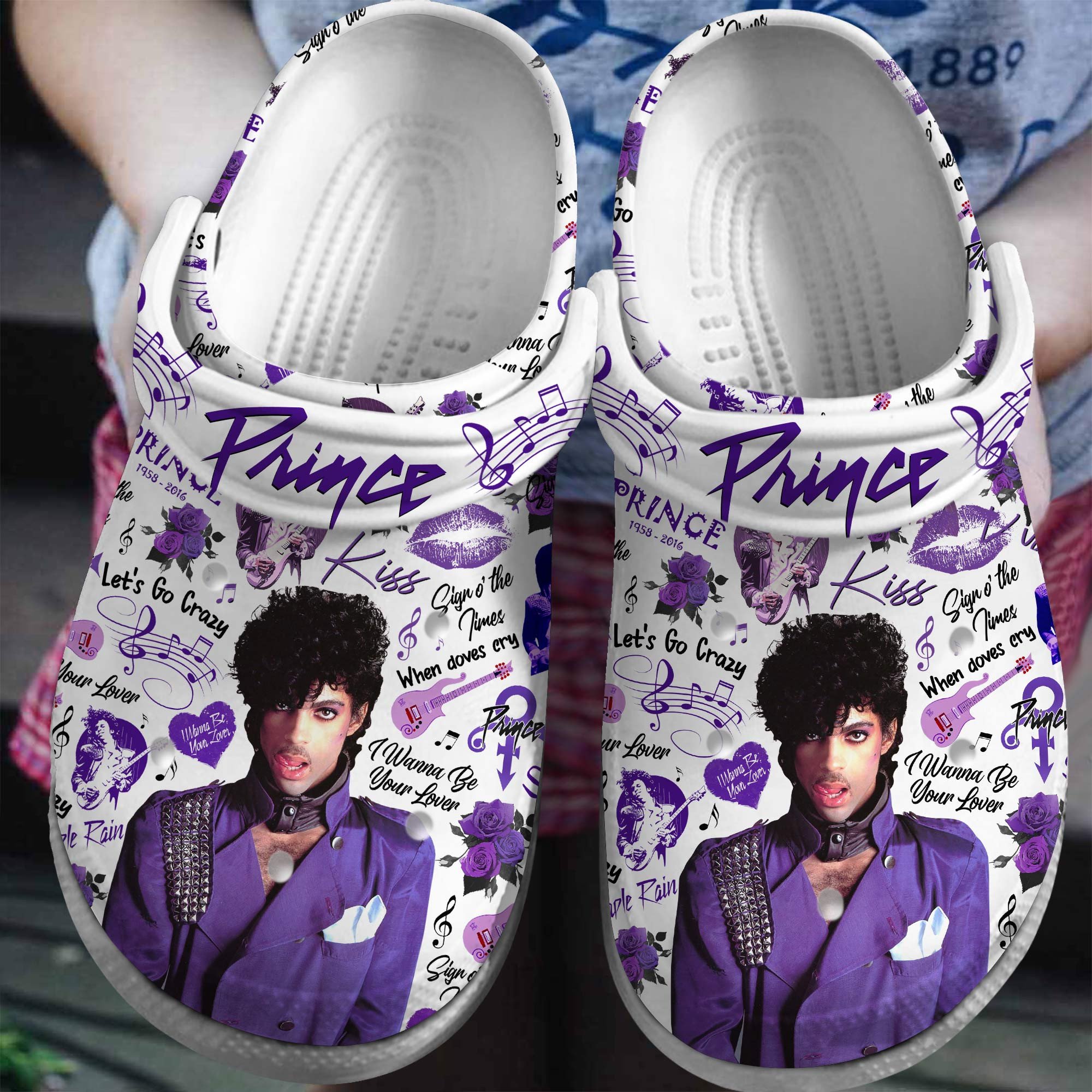 Prince Singer Music Crocss Crocband Clogs Shoes Comfortable For Men Women And Kids