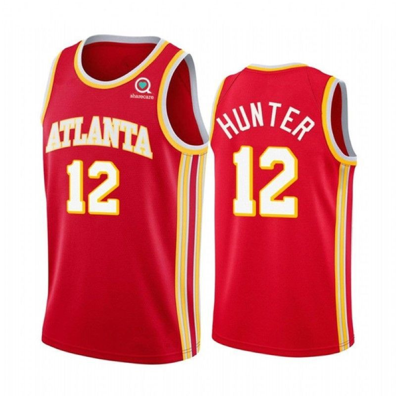 Atlanta Hawks Deandre Hunter #12 NBA 2020 New Arrival Red Jersey