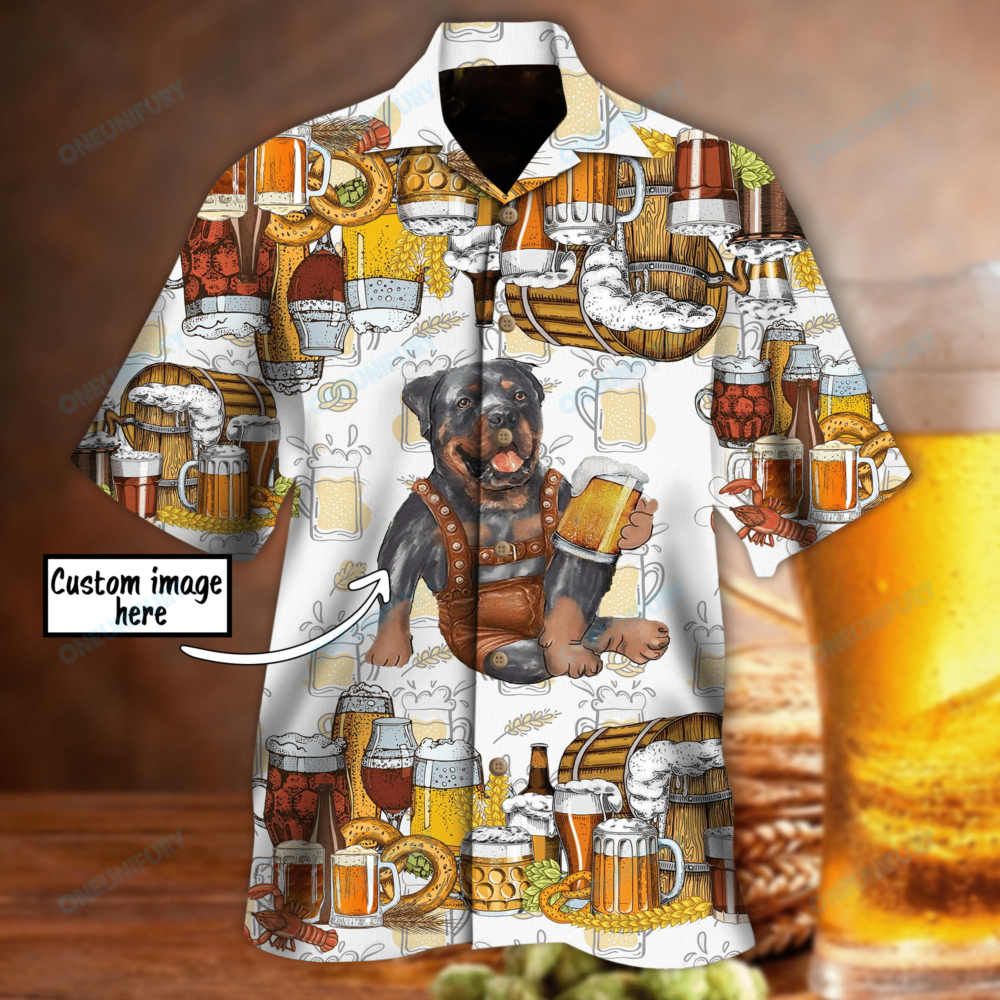 Dog Beer Custom Hawaii Shirt Re Ha3256