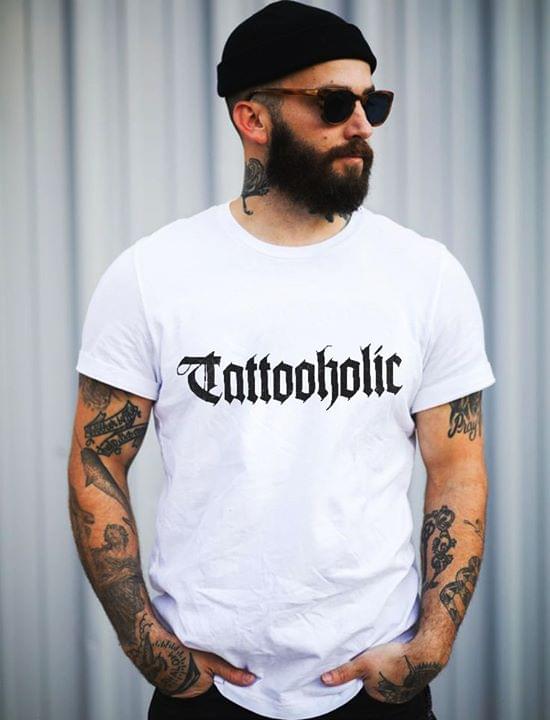 Tattooholic For Tattoo Lover Cotton T Shirt