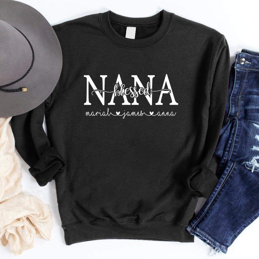 Pamaheart Personalized Blessed Nana T – Shirt  Sweatshirt