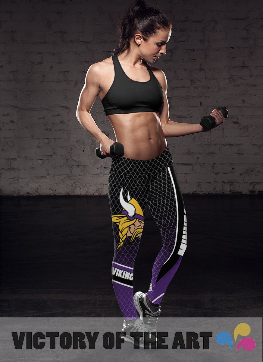 Colors of Artistic Minnesota Vikings Leggings