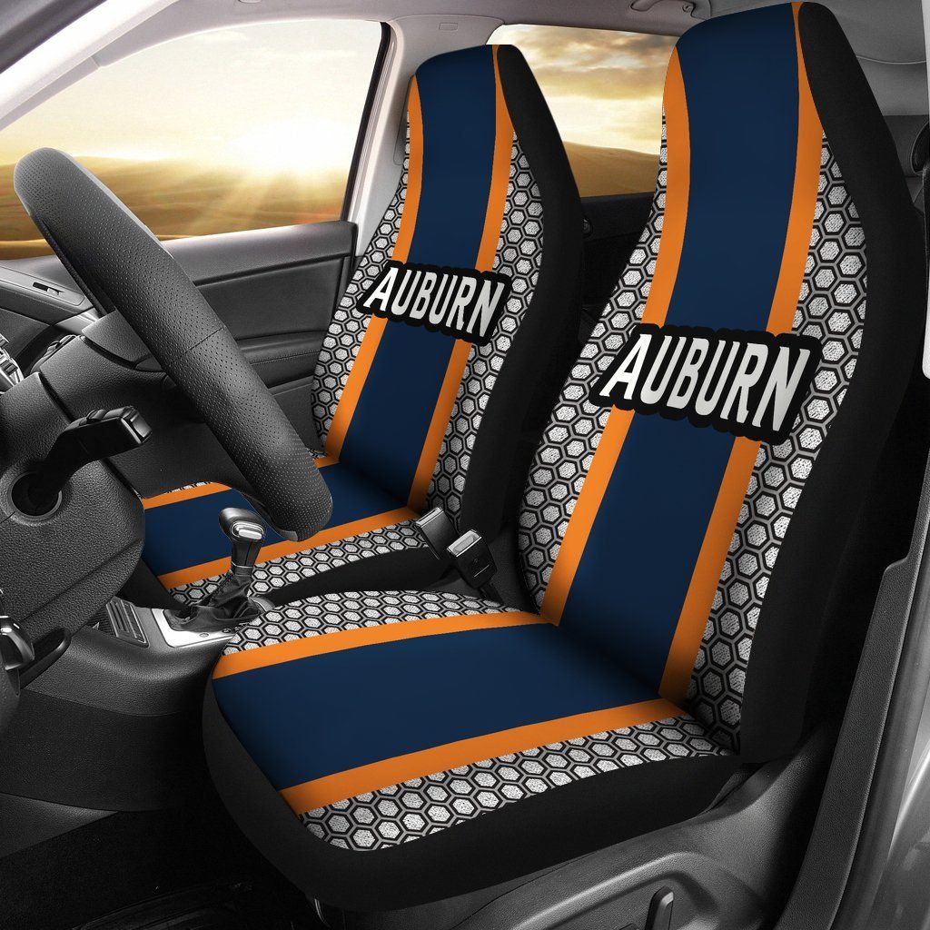 Auburn Tigers Inspired Sports Stripe Auto Seat Covers SUV Seat Covers Truck Seat Covers