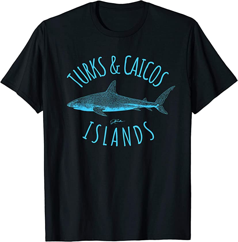 Turks & Caicos Islands, Carib. Reef Shark T-Shirt