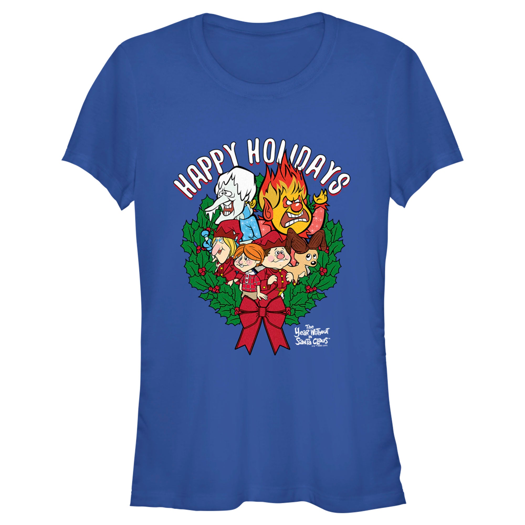 The Year Without A Santa Claus Junior’S Happy Holidays  T-Shirt