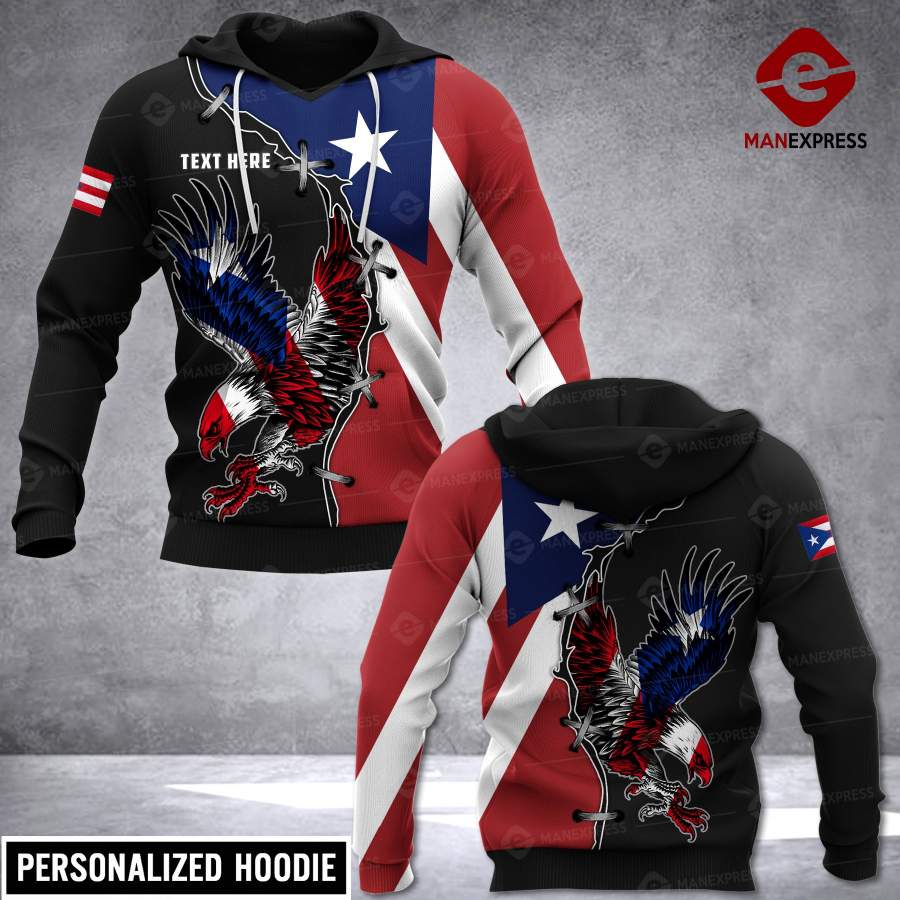 VH CUSTOMIZE  Puerto rico 3006 – hoodie 3D ALL OVER PRINT