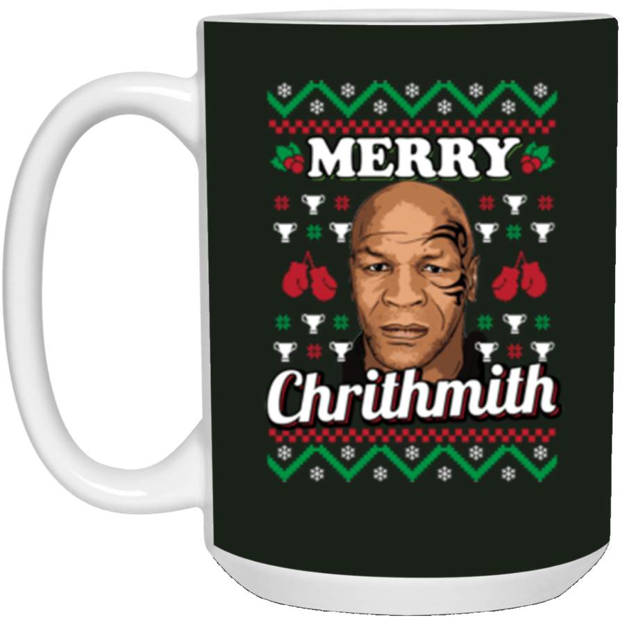 Merry Chrithmith White Mug 15oz (2-sided)