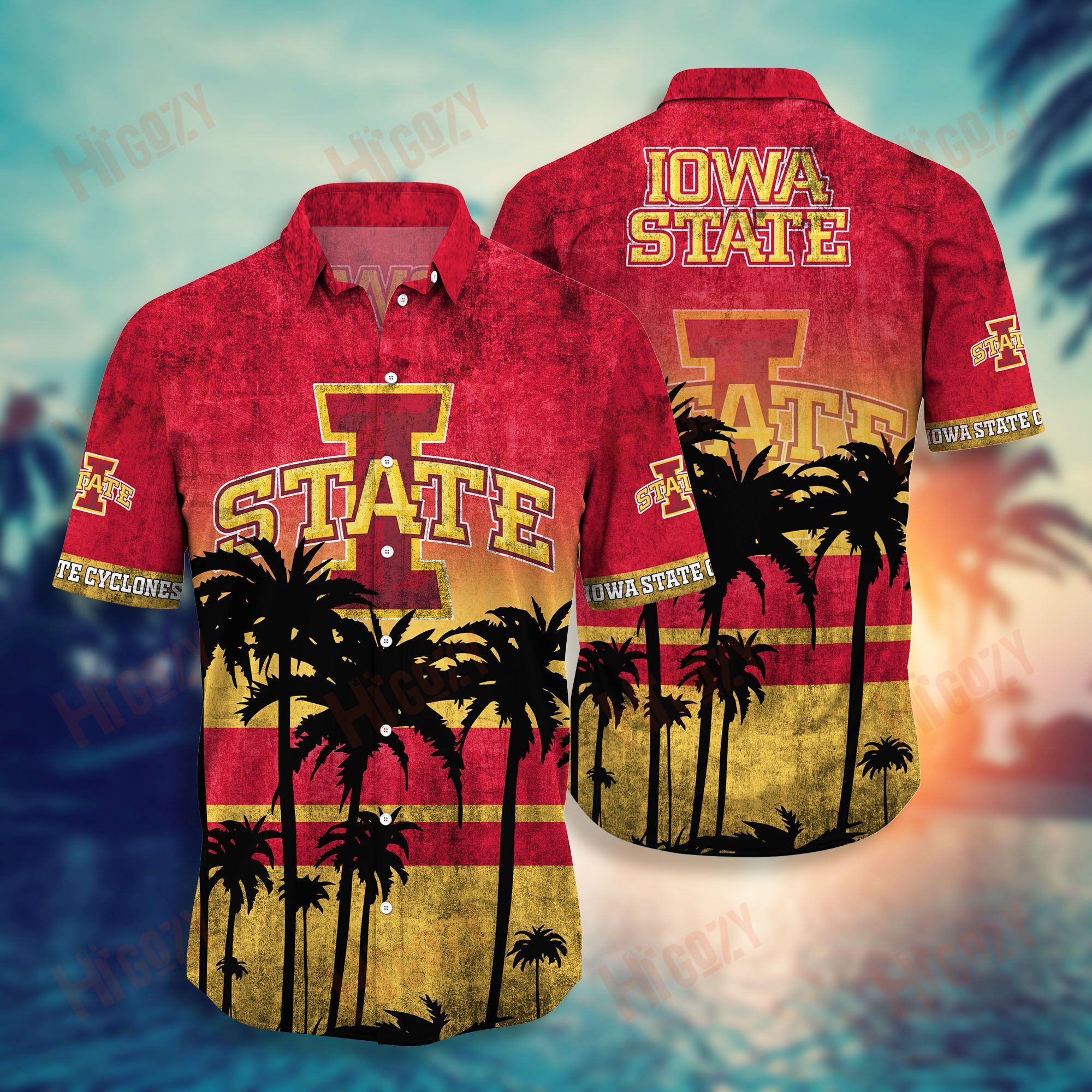 Iowa State Cyclones Hawaiian Shirt Short Style Hot Trending Summer Ha22173