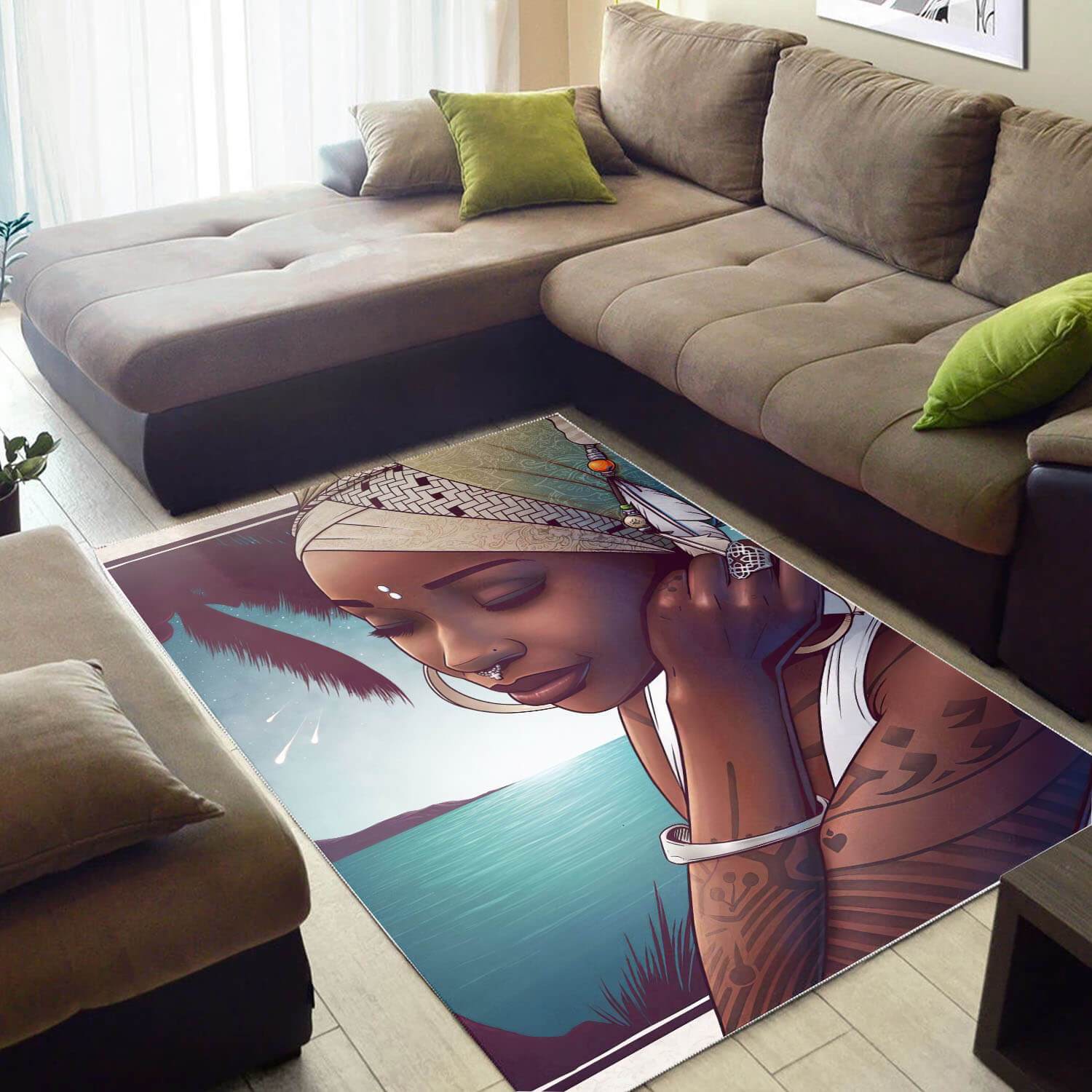 Afrocentric Area Rugs Beautiful Afrocentric Lady African Carpet Afrocentric Decor Ideas WBG37078