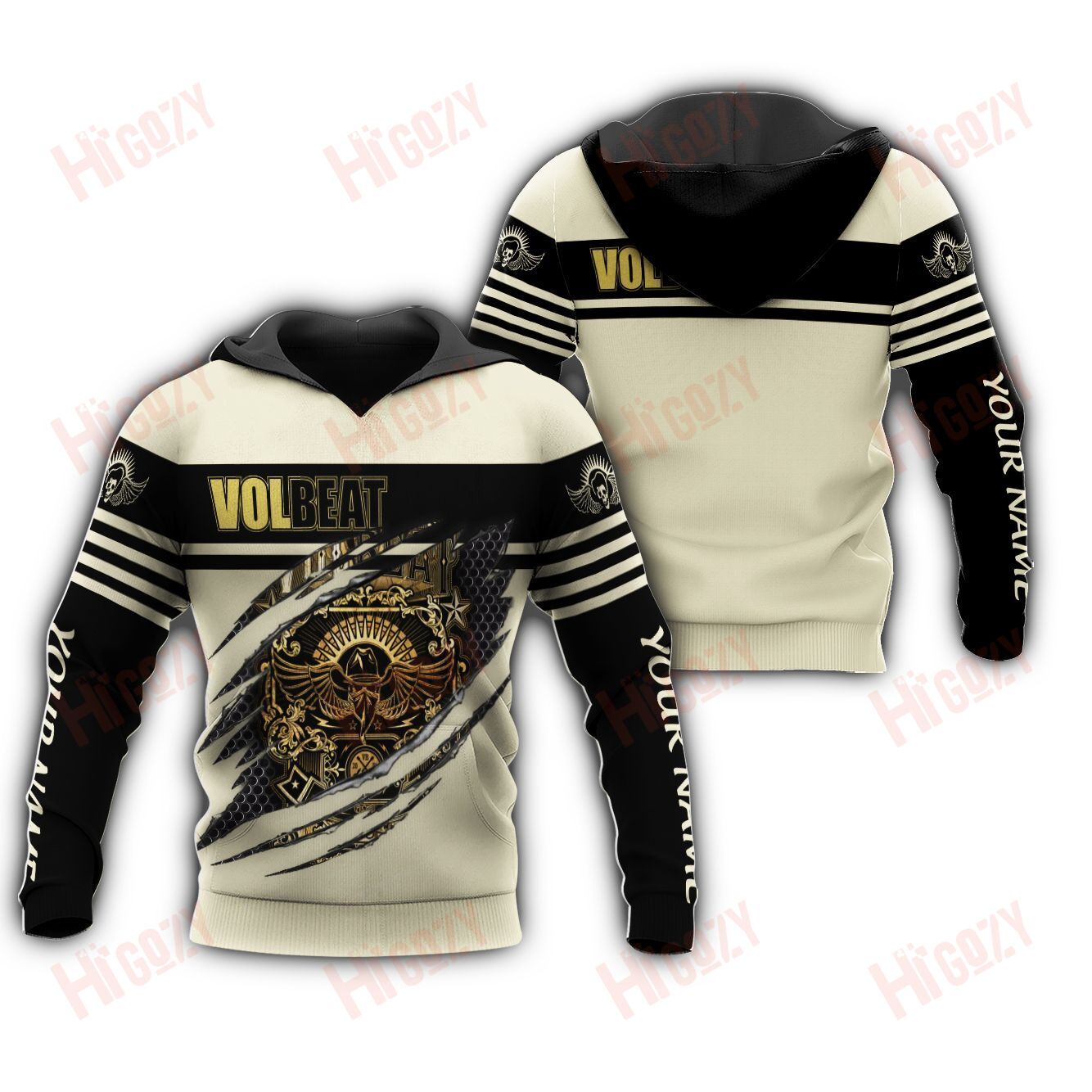 Volbeat Band 3D Hoodies Clothing Store Zip Hoodie Cool Hoodies, Hoodies For Women/ For Men – Nh469