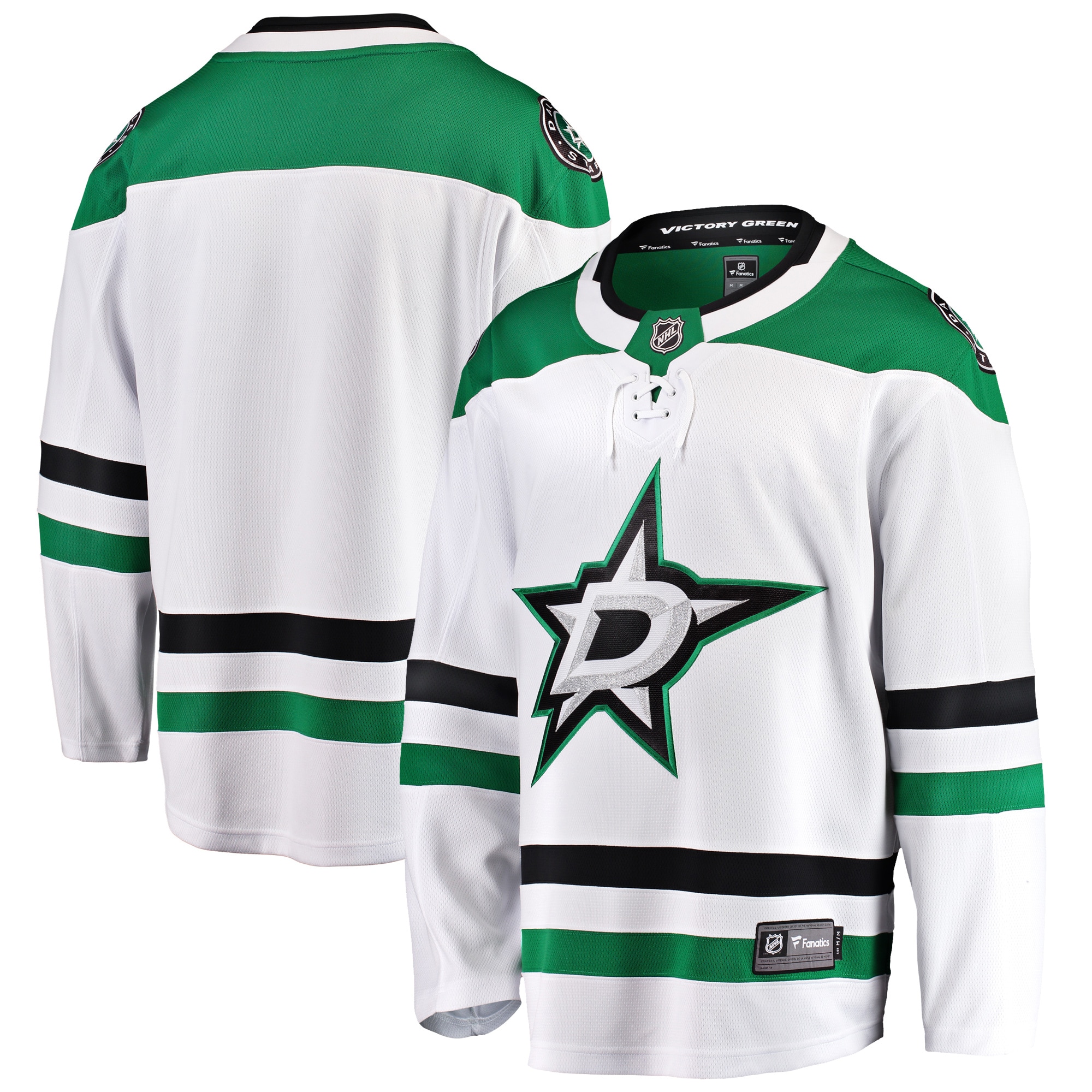 Men's Dallas Stars White Breakaway Away Jersey