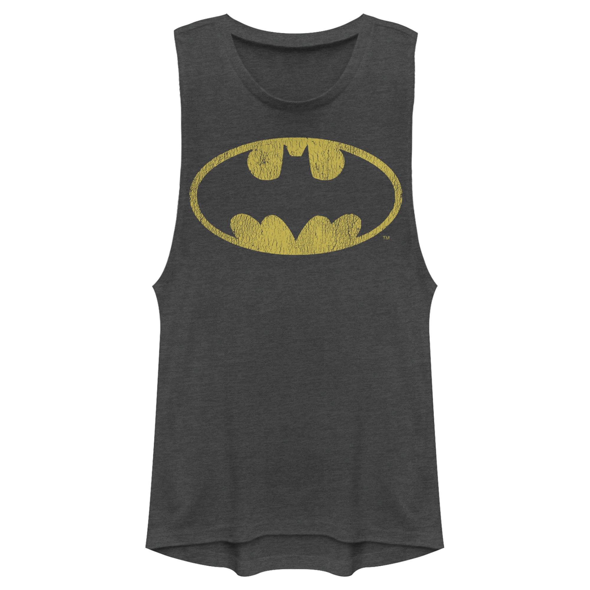 Batman Junior’S Logo Retro Caped Crusader  Festival Muscle Tee