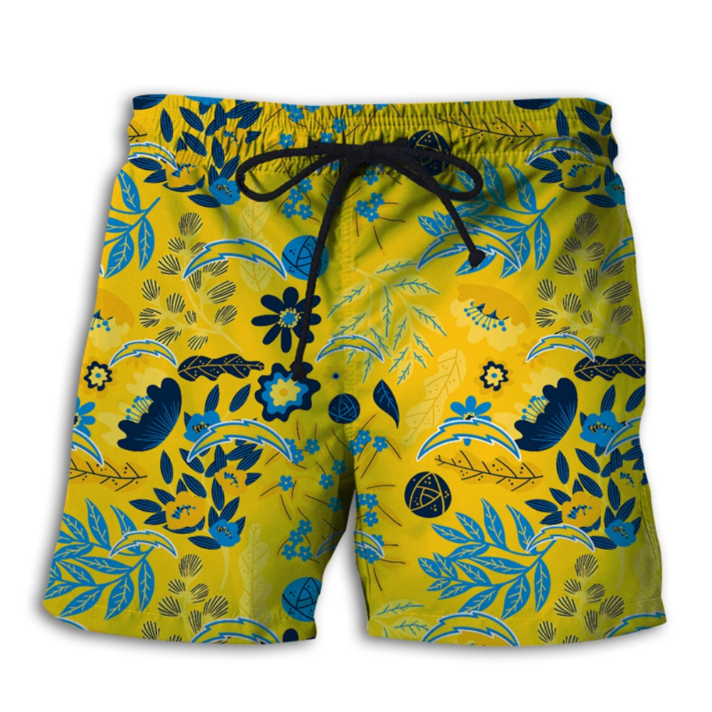 Los Angeles Chargers Aloha Hawaii Shorts Ha5160