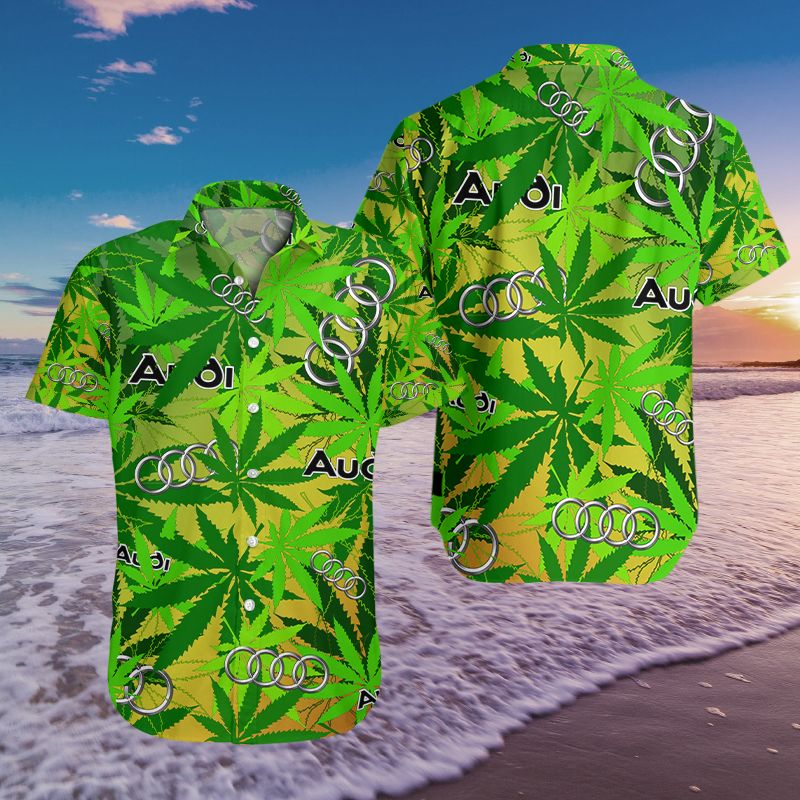 3D All Over Printed Audi An-Ht Hawaiian Shirts Ver 1 (Green)