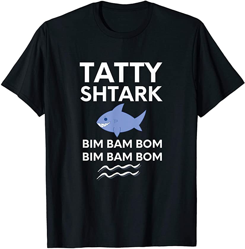 Tatty Shtark Bim Bom Hanukkah Shark gift for Jewish Father T-Shirt