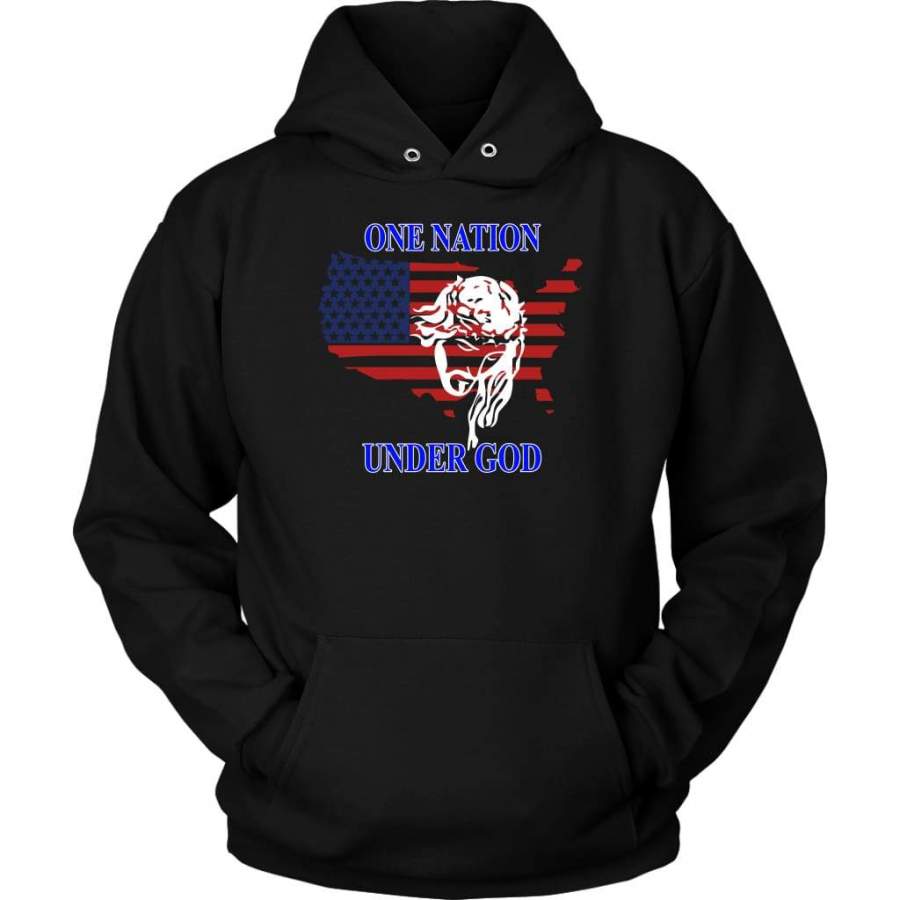 One nation under God hoodie | Christian apparel