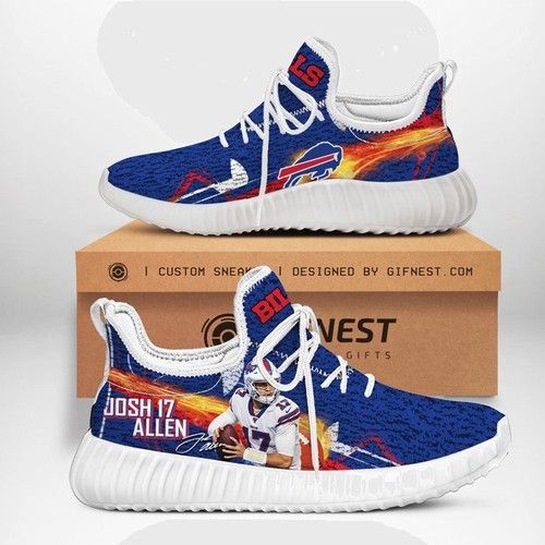 Buffalo Bills Team Yeezy Sneaker Customize Shoes Gift For Fan