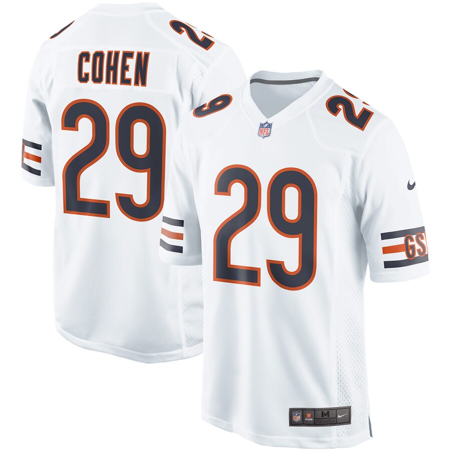 Tarik Cohen Chicago Bears Nike Event Game Jersey – White