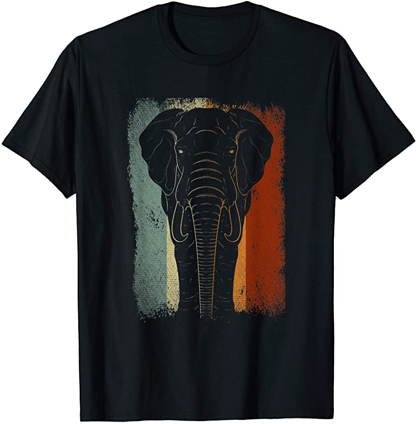 Retro Zoo Animal Zoo Keeper Africa Safari Elephant T-Shirt