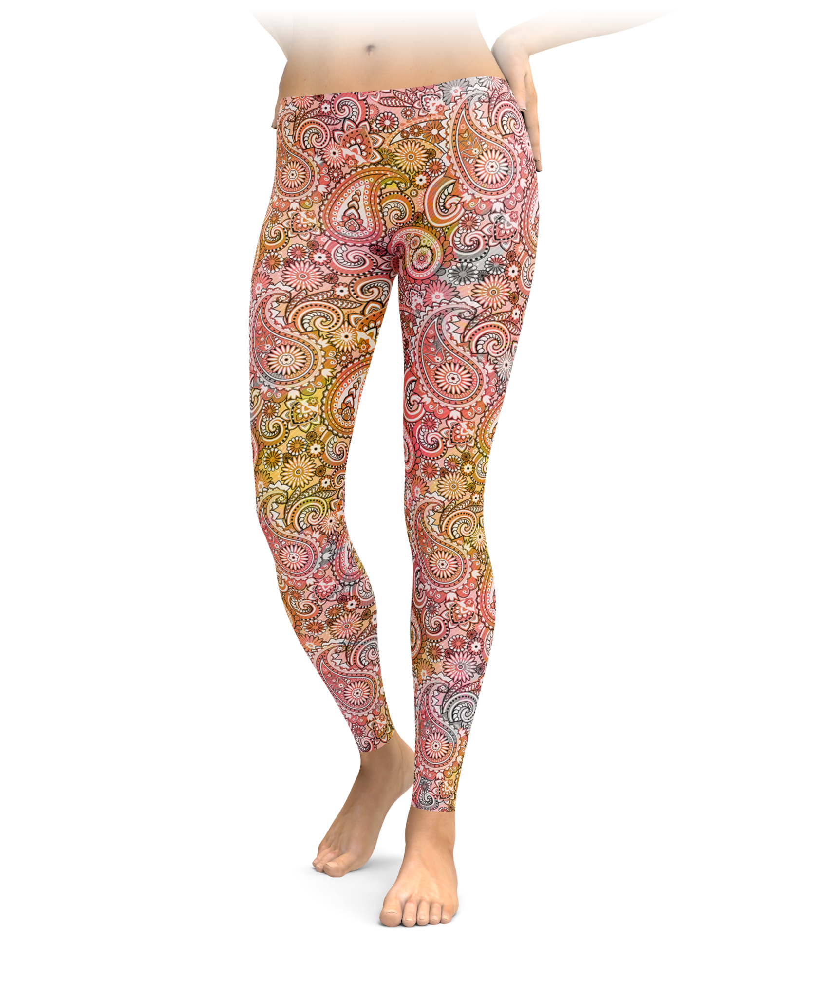 Cotton Candy Paisley Leggings