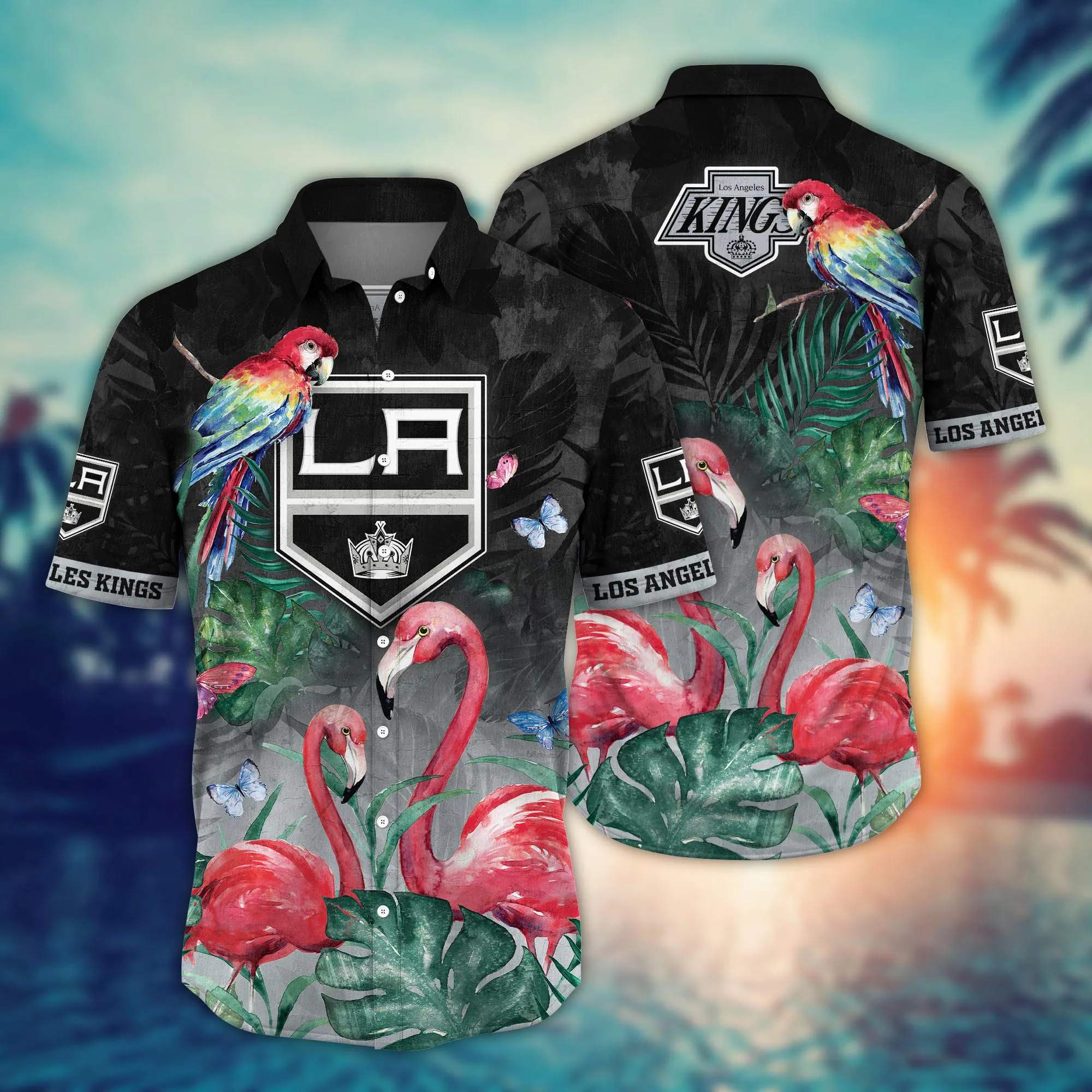 Los Angeles Kings Nhl Hawaiian Shirt Brightness Aloha Shirt