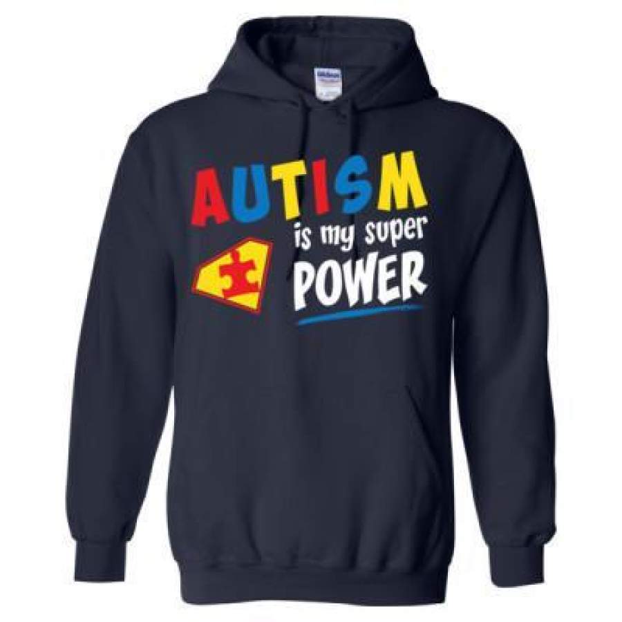 AGR Austism Is My Super Power – Heavy Blend™ Hooded Sweatshirt