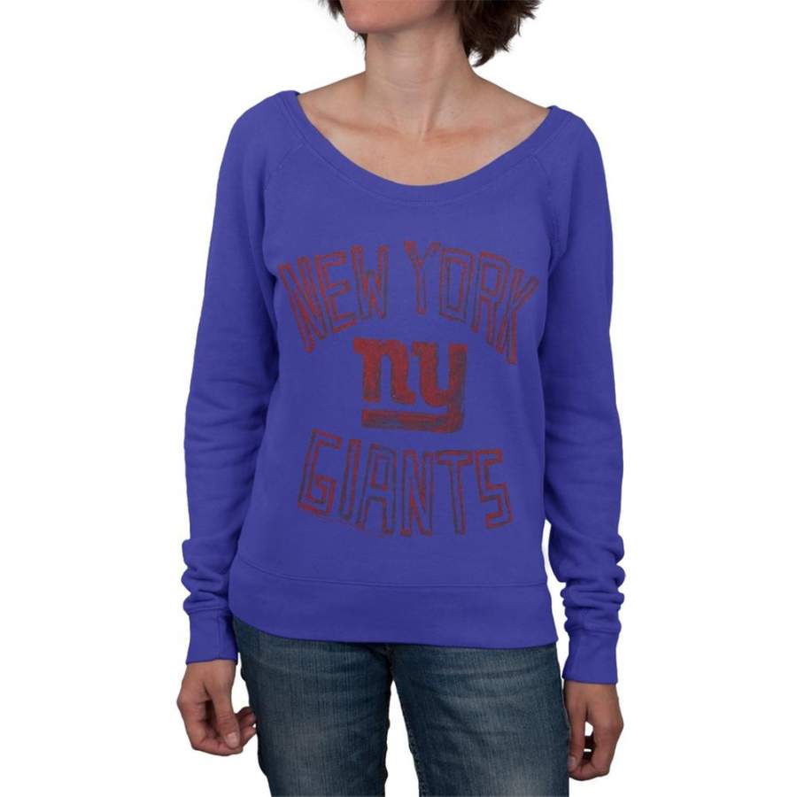 New York Giants – Logo Off Shoulder Juniors Sweatshirt