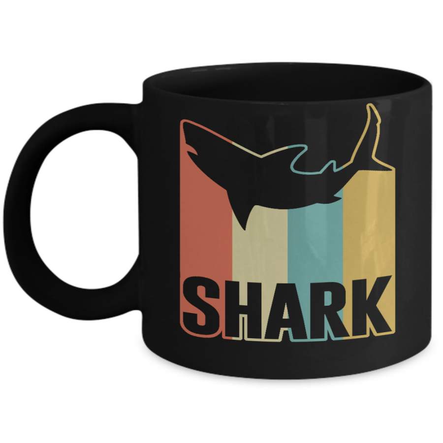 Classic Vintage Retro Style Shark Mug