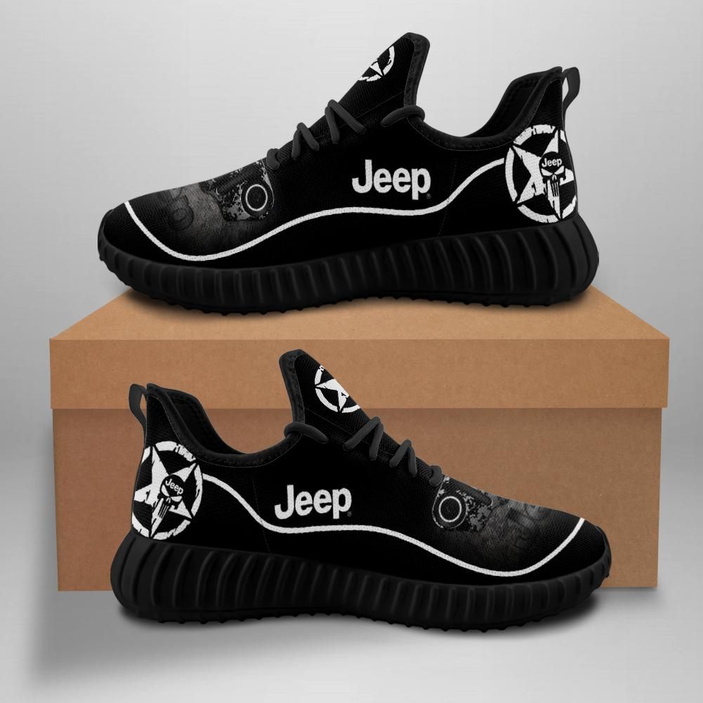 Jeep Car Sneakers Custom Shoes Jeep Truck Yeezy Boost