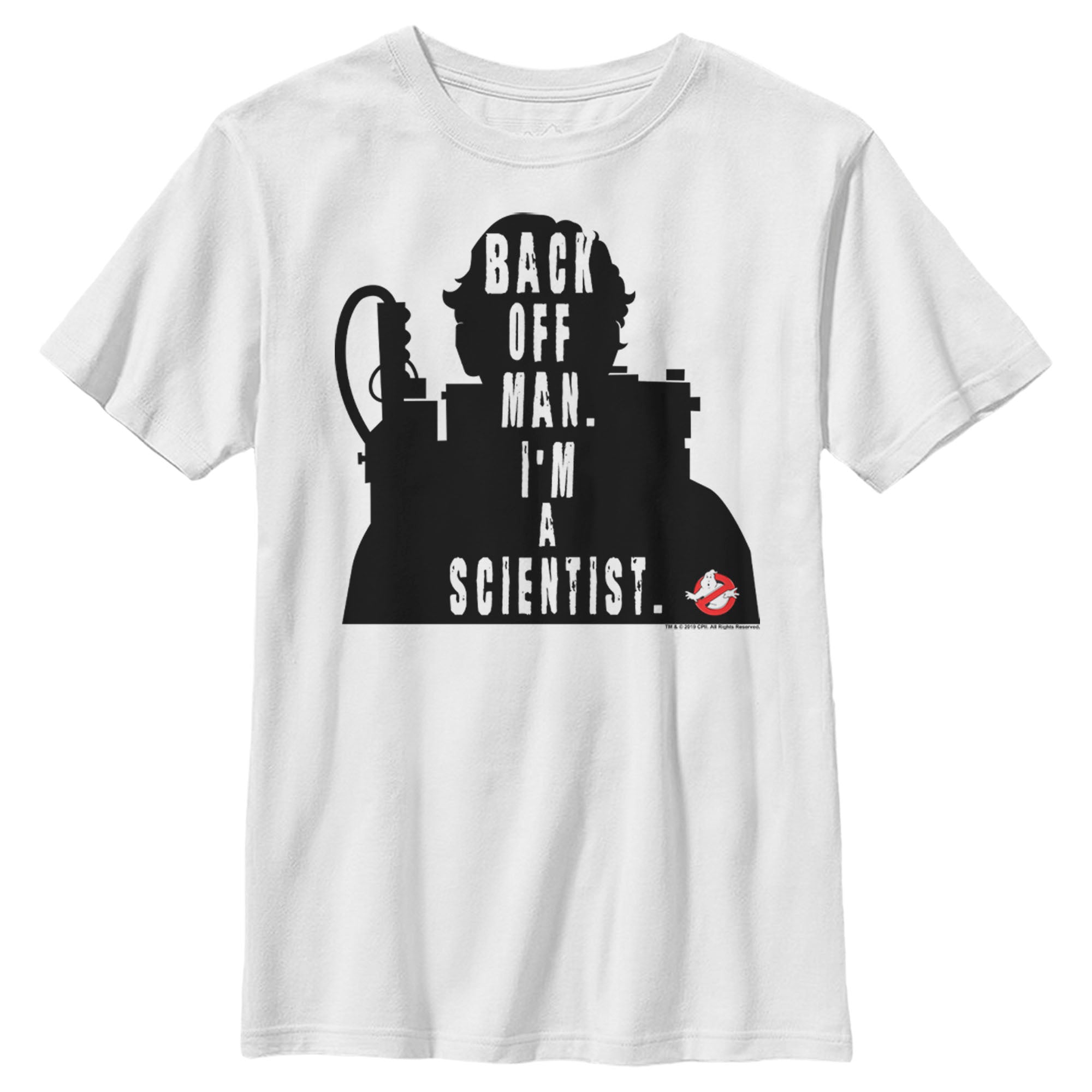 Boy’S Ghostbusters Venkman Black Silhouette T-Shirt