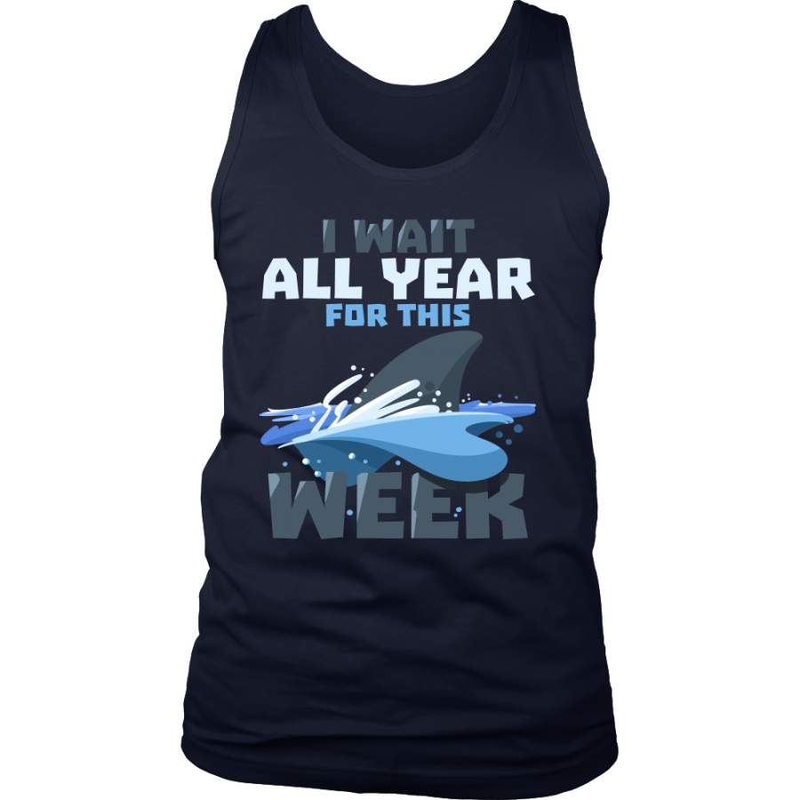 Shark Underwater Animal Ocean Sea Men’s tank